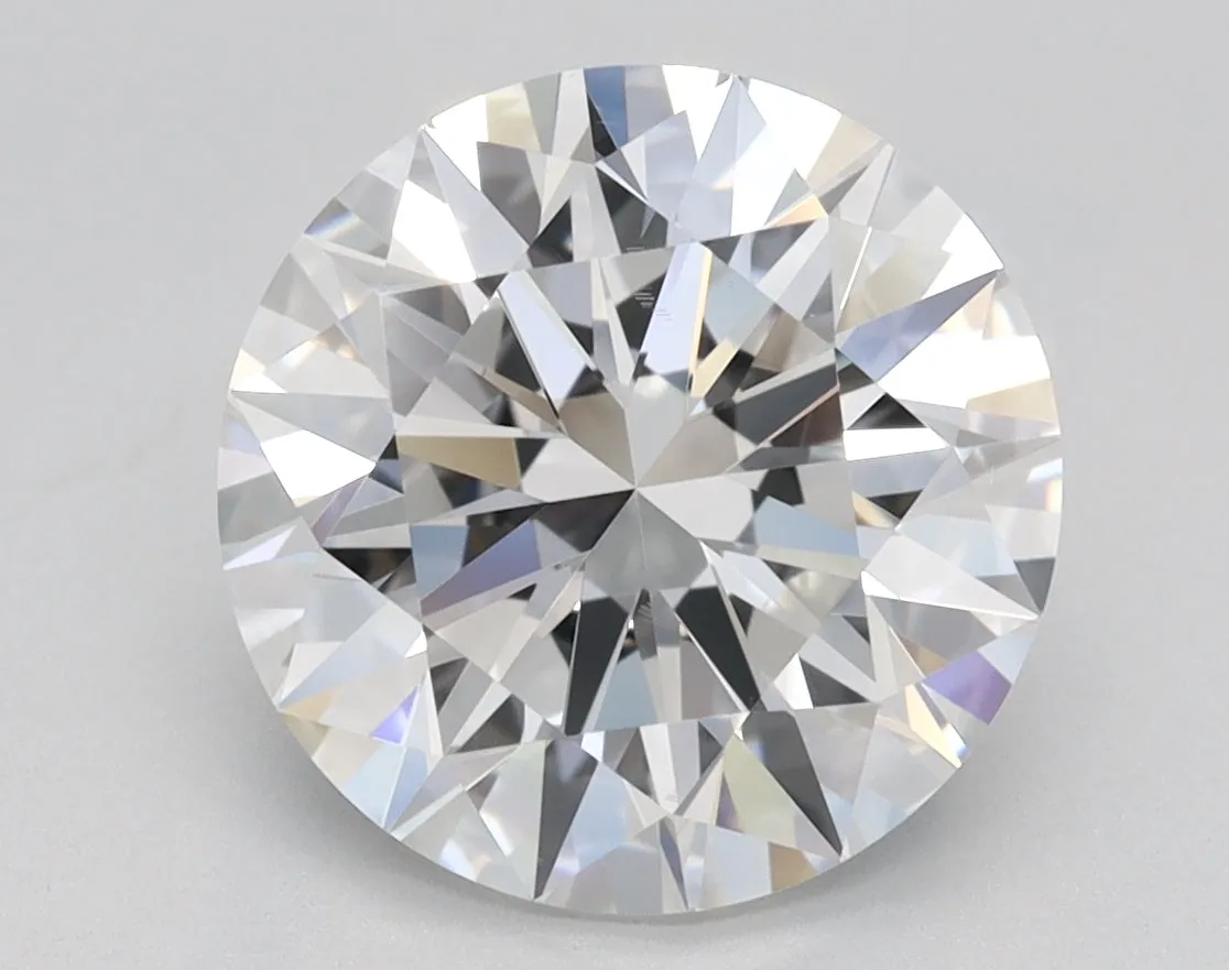 2.86 Carat Round Lab Grown Diamond