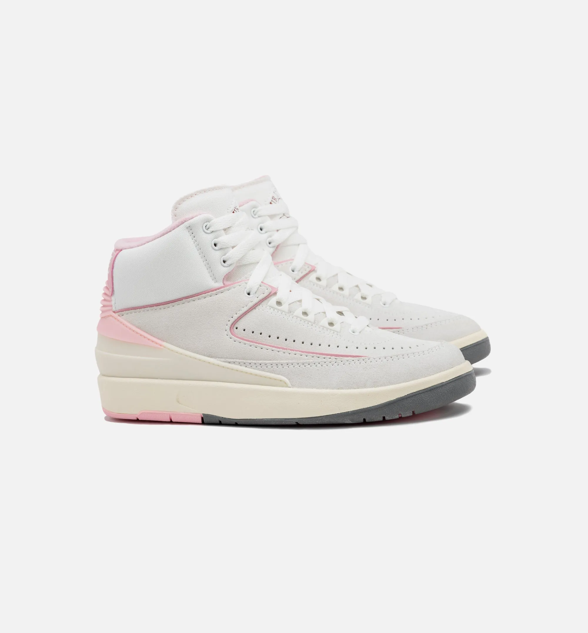 Air Jordan 2 Retro Soft Pink Womens Lifestyle Shoe - Summit White/Medium Soft Pink Free Shipping