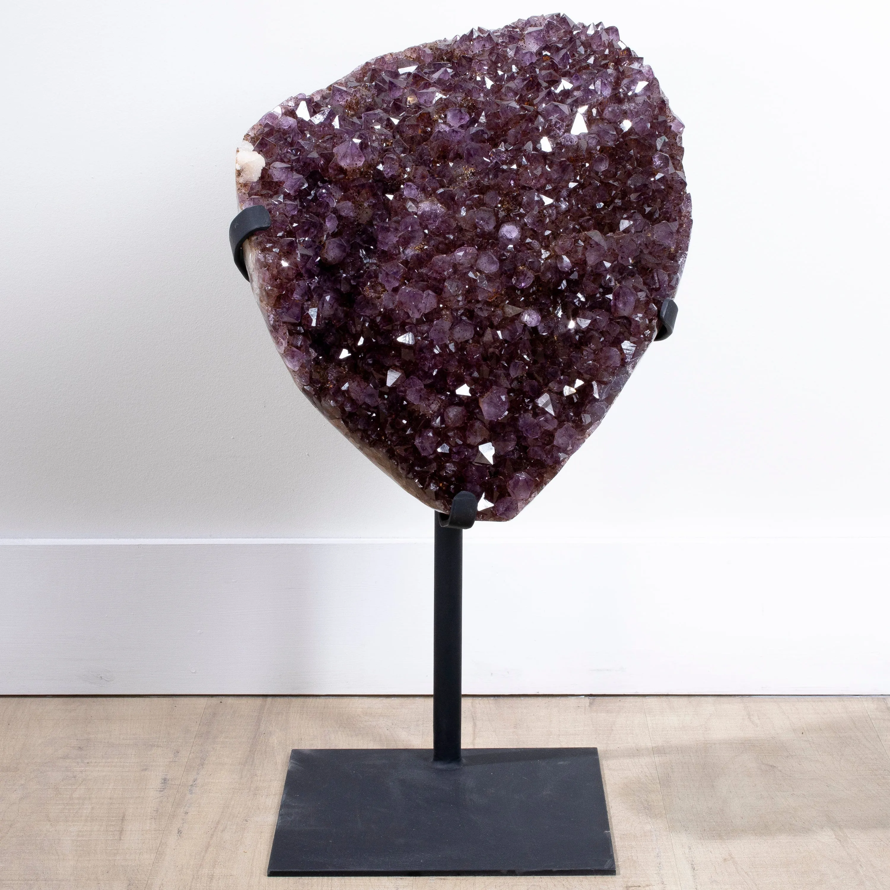 Amethyst Geode from Brazil on Custom Stand- 25 / 49 lbs