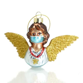 Angel with Mask Ornament