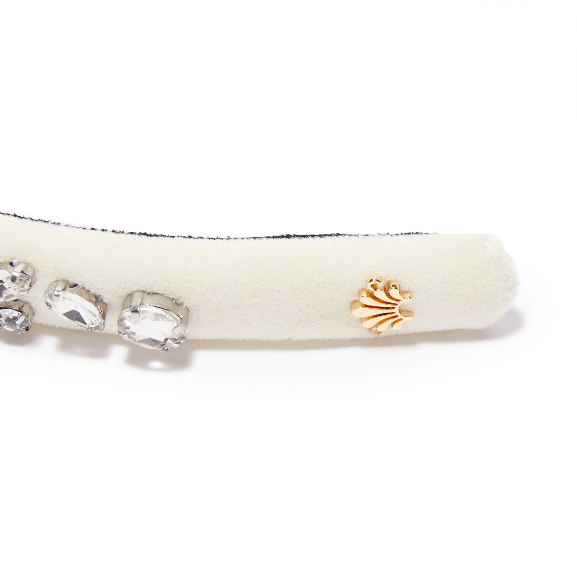 APRIL DIAMOND MIXED CRYSTAL VELVET GIGI HEADBAND