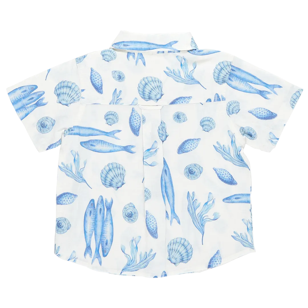 Blue Rooster Boys Jack Shirt - Lisbon Coast