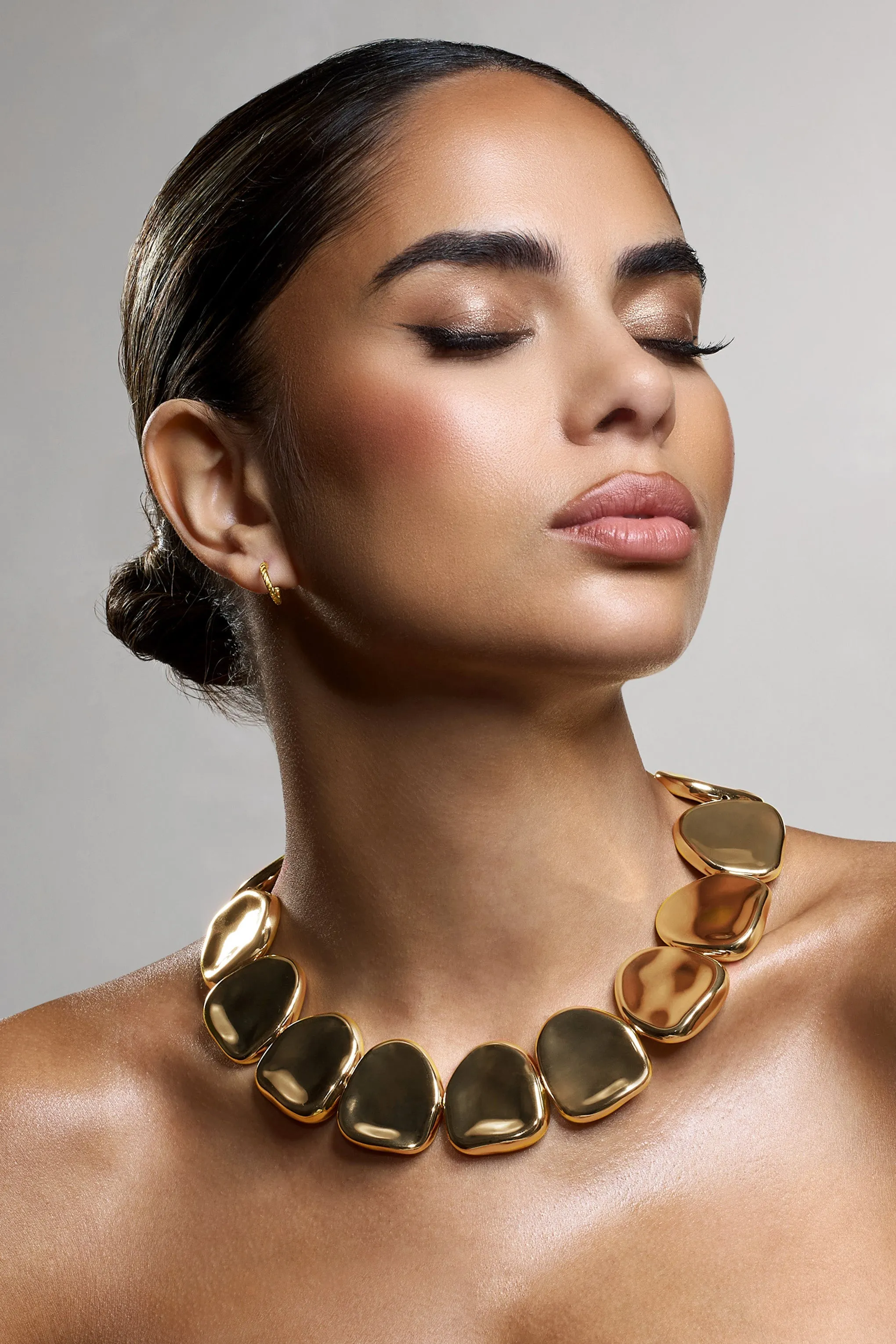 Cadiz | Gold Stone Statement Necklace