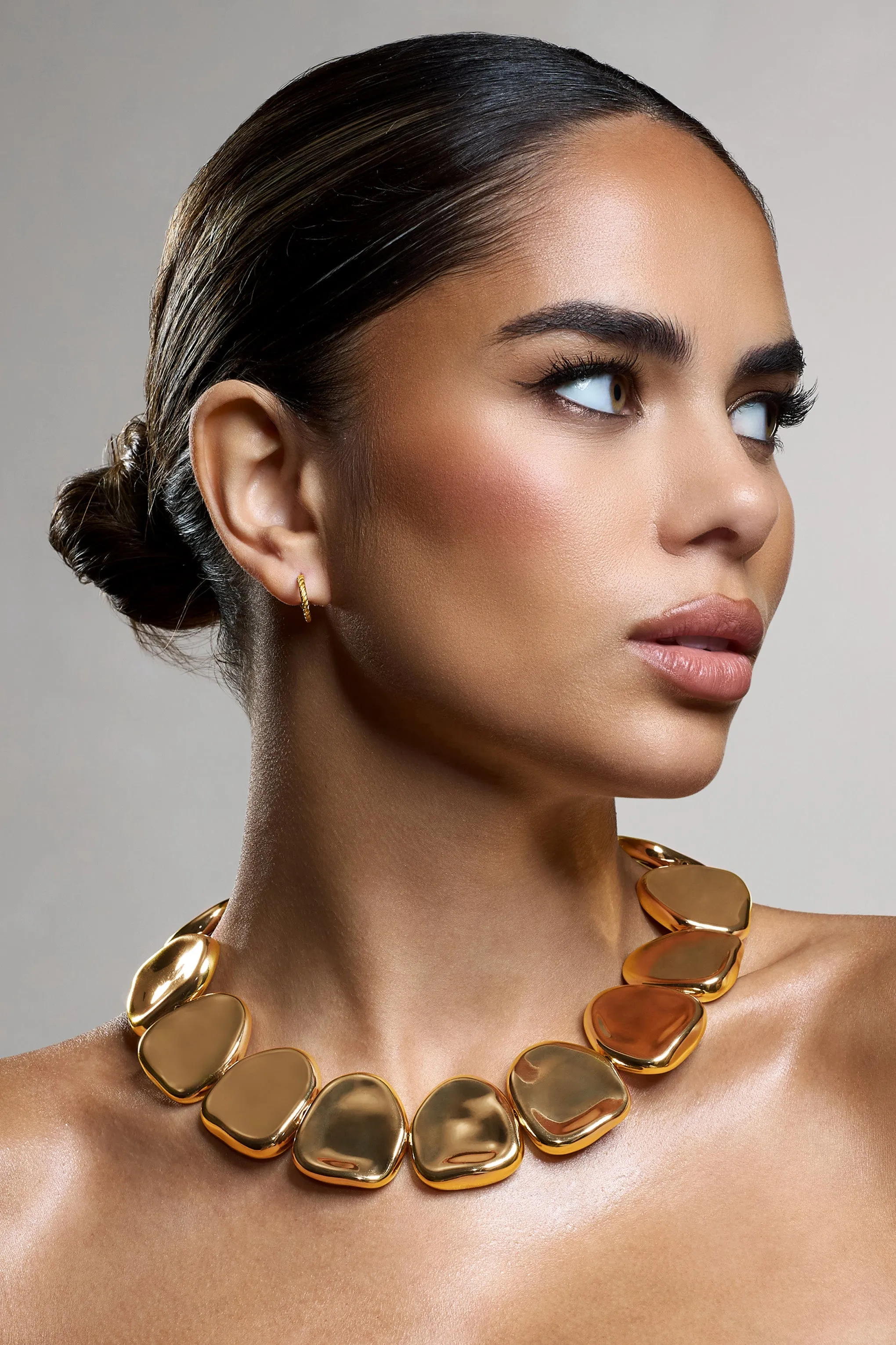 Cadiz | Gold Stone Statement Necklace