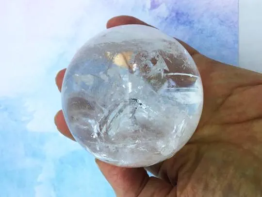 Constellation Point Quartz Sphere