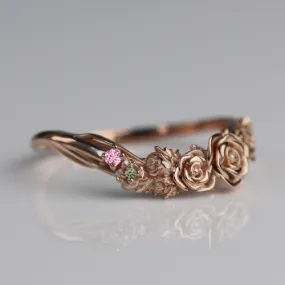 Custom Gold Rose Band  969.00