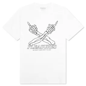 Don't Care T-Shirt - White