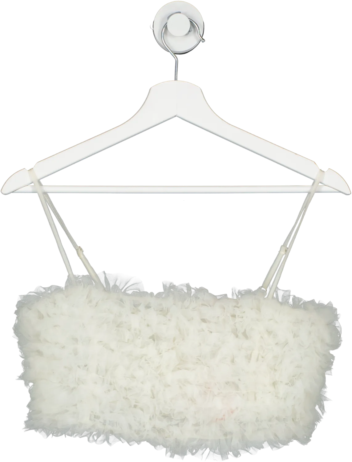 dyspnea White Riff Raff Crop Top UK M