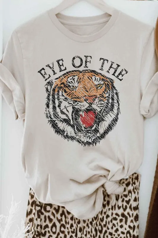 EYE OF THE TIGER GRAPHIC TEE