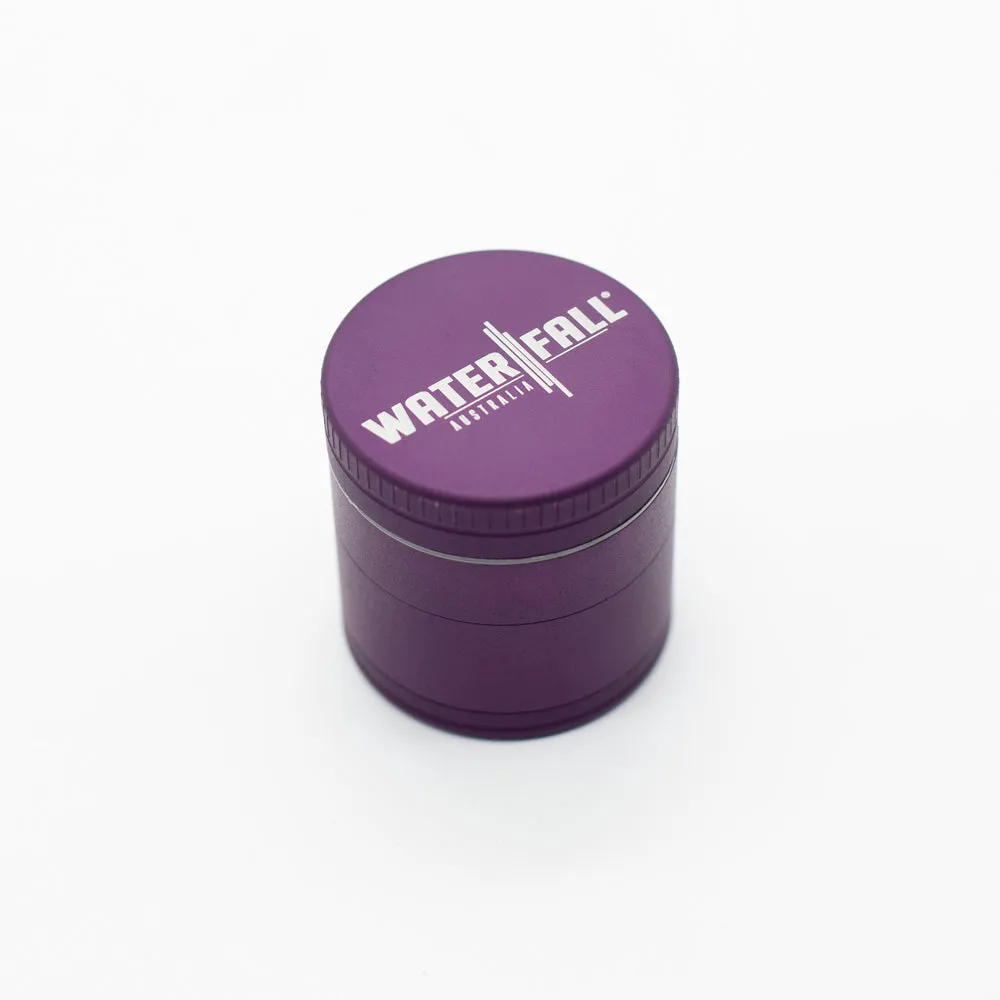 Four-Part Aluminium Grinder with Removable Screen - Matte Dark Purple (43mm)