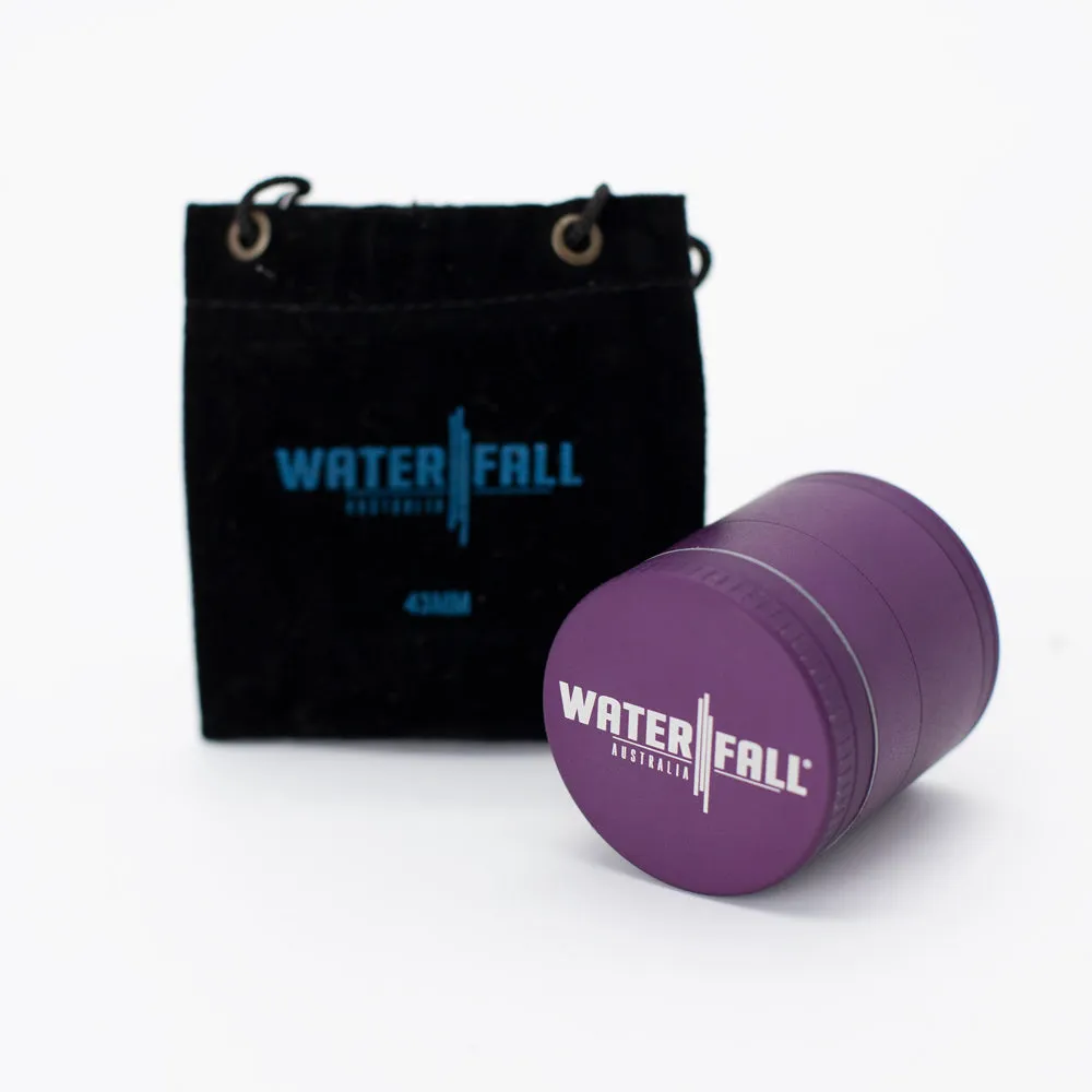 Four-Part Aluminium Grinder with Removable Screen - Matte Dark Purple (43mm)