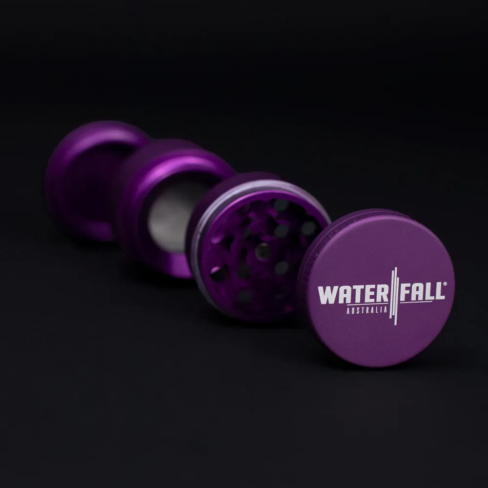 Four-Part Aluminium Grinder with Removable Screen - Matte Dark Purple (43mm)