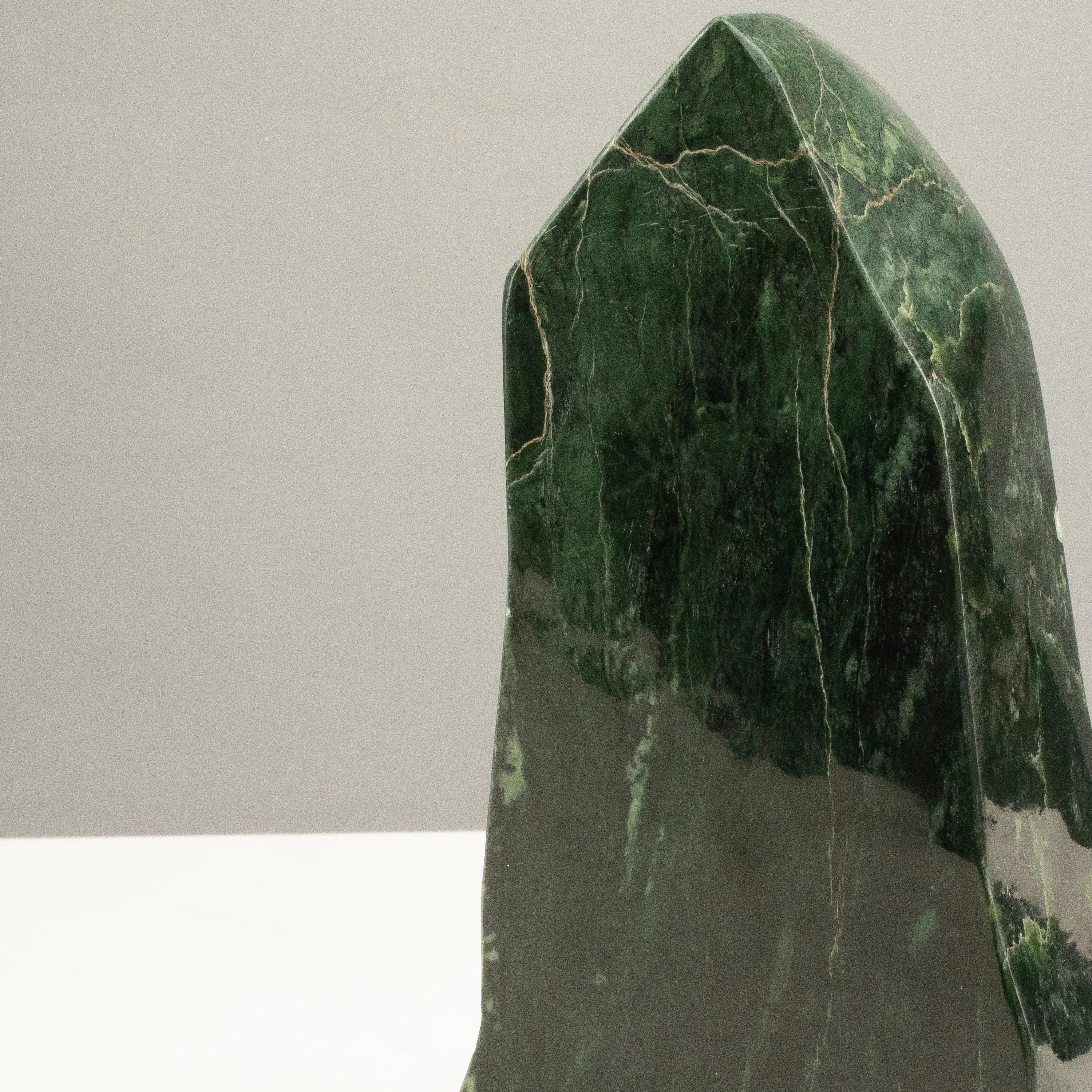 Freeform Nephrite Jade Tower from Afghanistan - 8.5 / 5 lbs