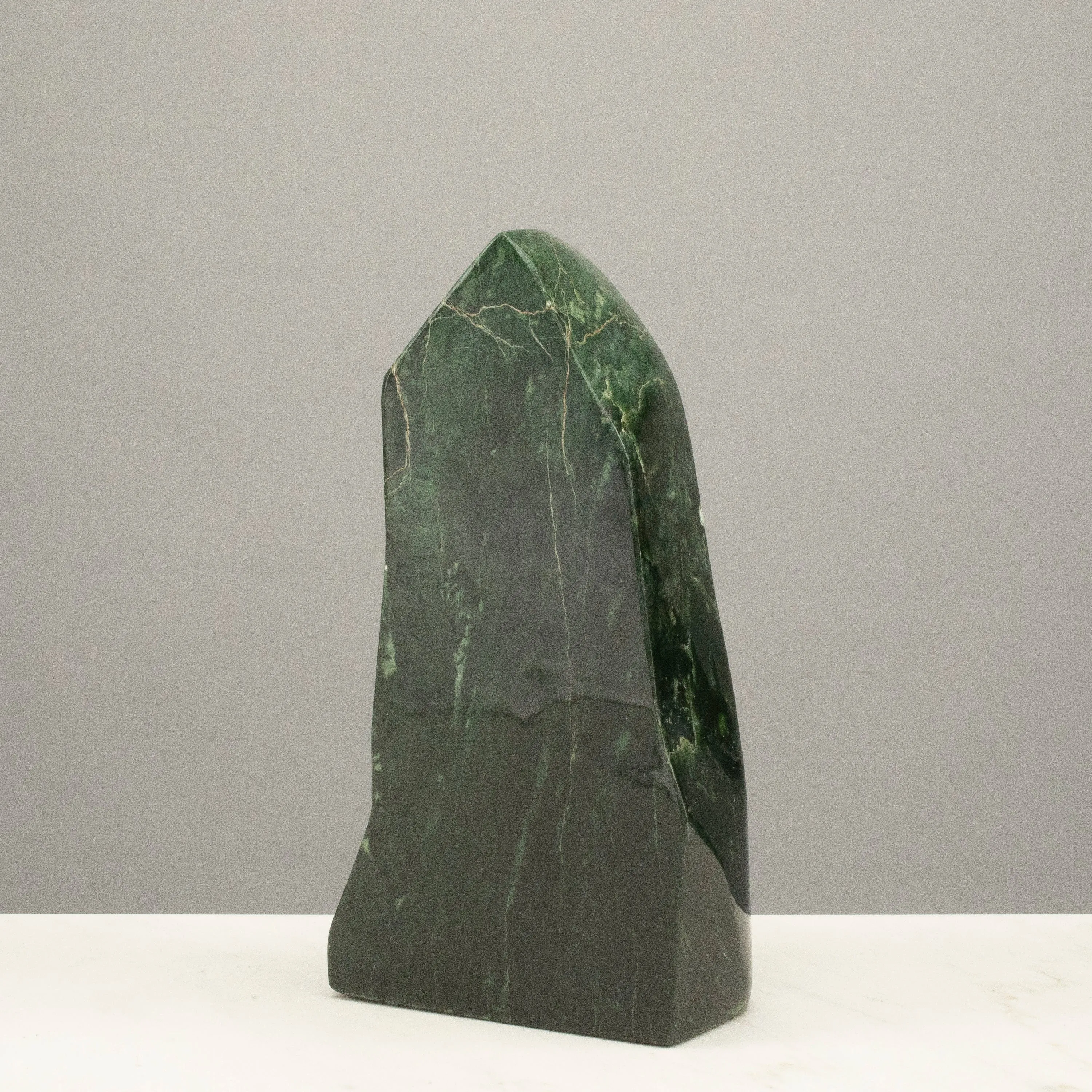 Freeform Nephrite Jade Tower from Afghanistan - 8.5 / 5 lbs