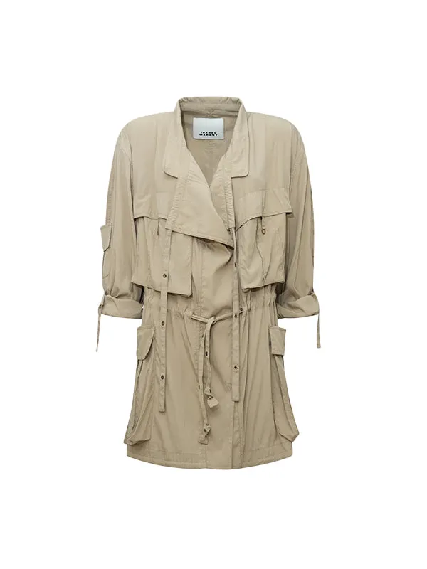 Hanel Coat in Khaki