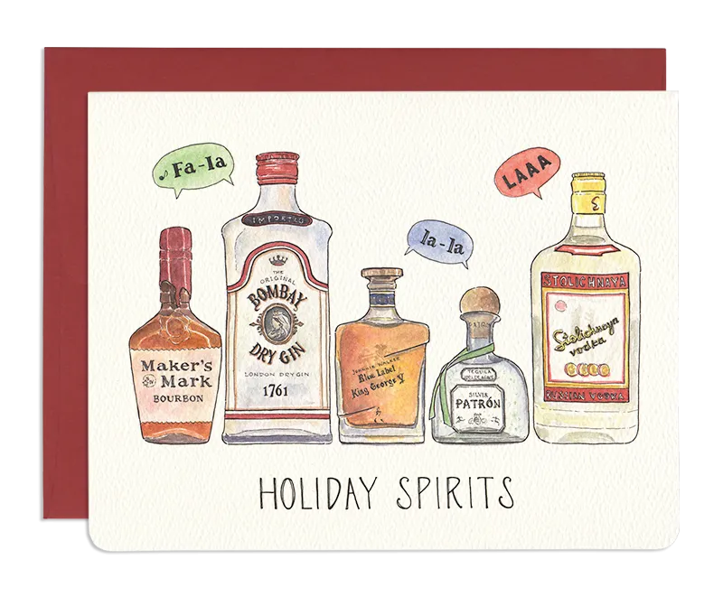  Holiday Spirits  Card