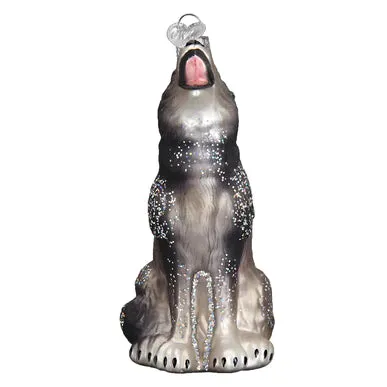 Howling Wolf Ornament