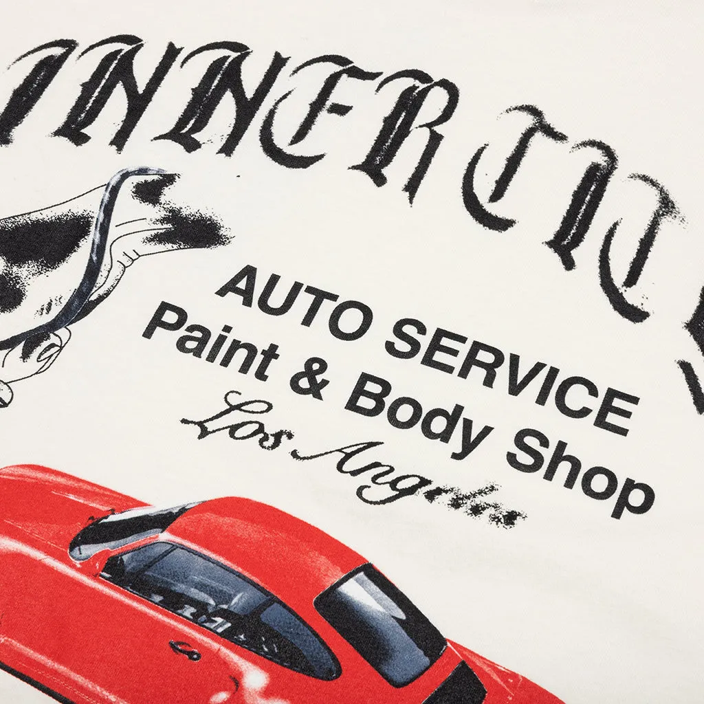 Inner City Auto Service S/S Tee - Bone