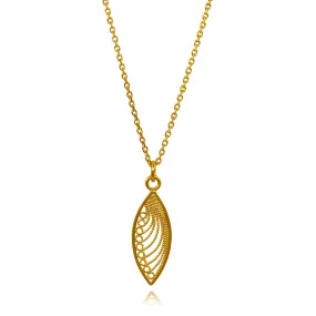 KHAYA SOLID GOLD 18K SMALL NECKLACE FILIGREE