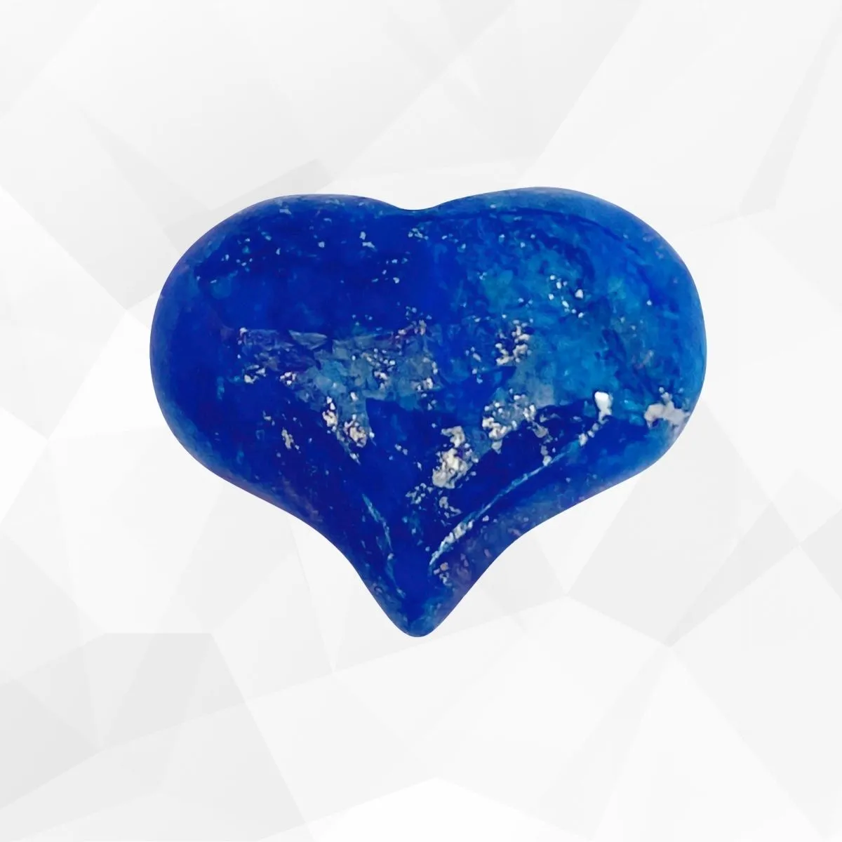 Lapis Lazuli Heart Shaped Healing Gemstone to Help See the Truth