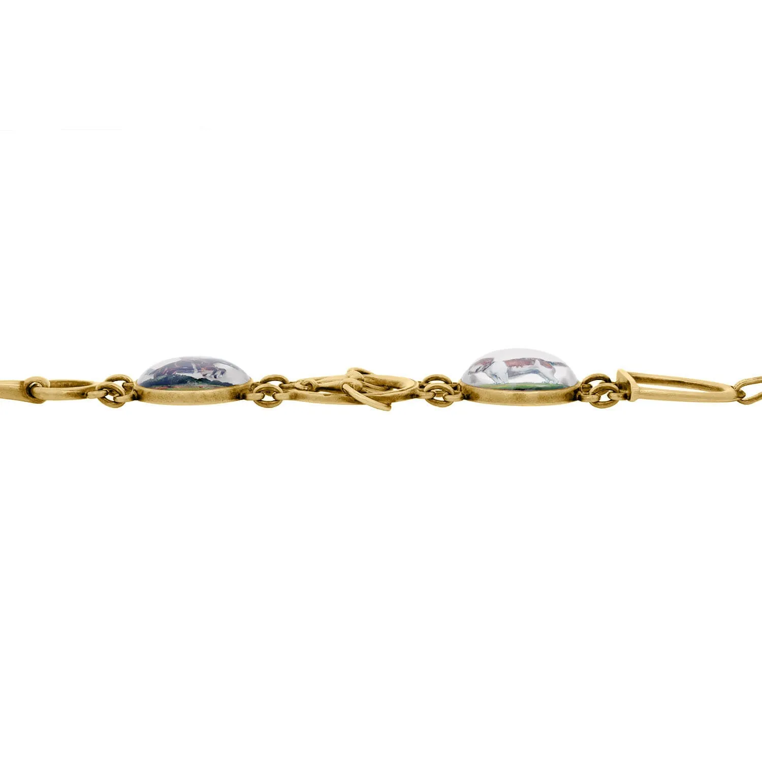 MARCUS & CO. Art Deco 14k Essex Crystal Bracelet