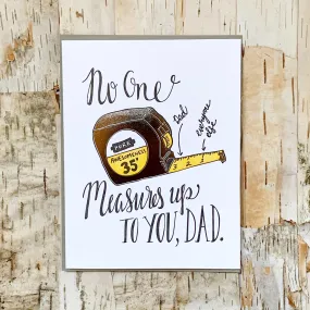 Measure Up Dad Card