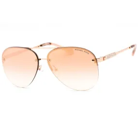 Michael Kors 0MK1135B Sunglasses Rose Gold/Pink Gradient Mirror Women's