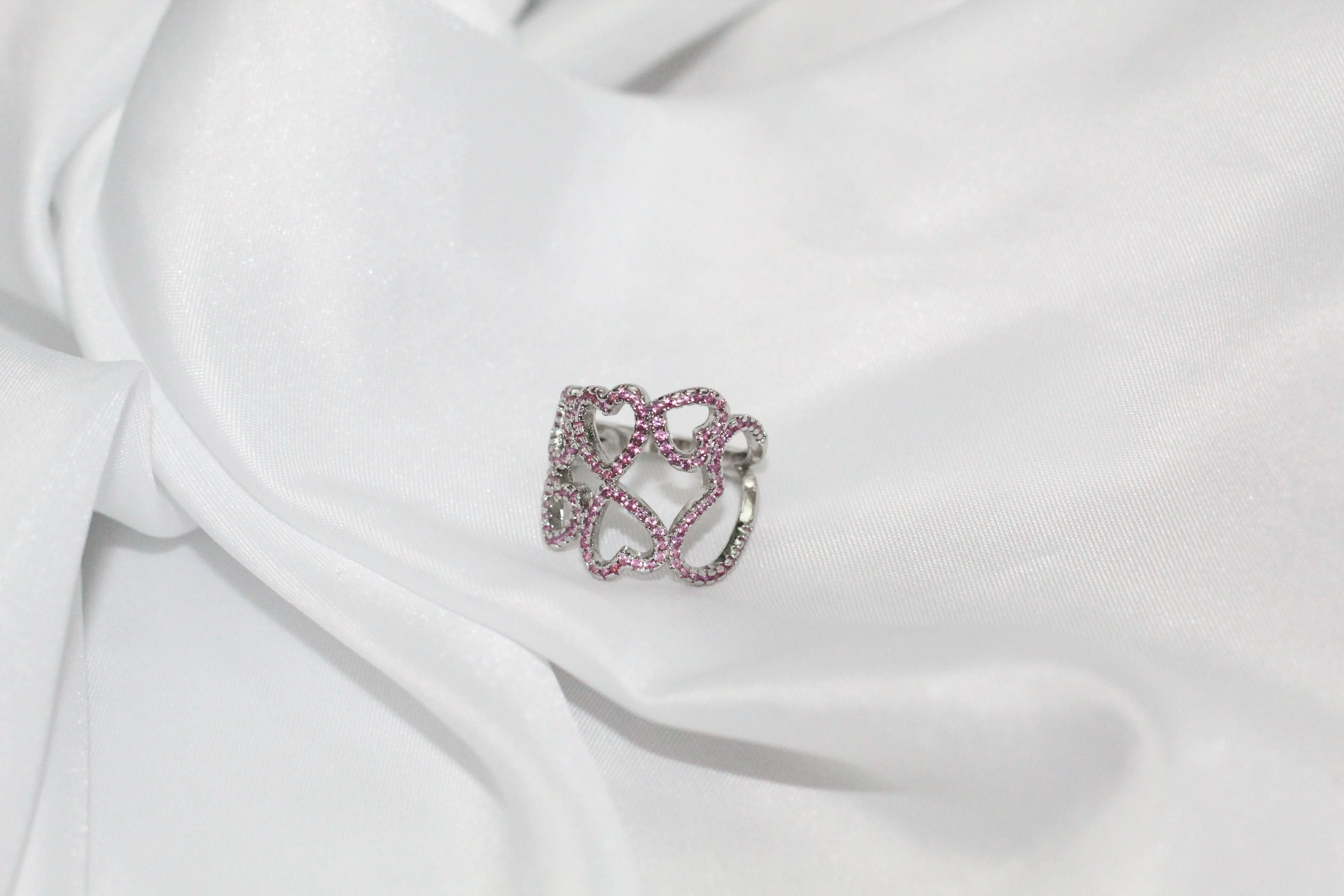 Mila Silver Heart Ring