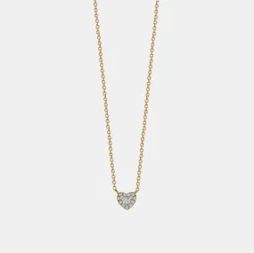 Mini Diamond Heart Necklace