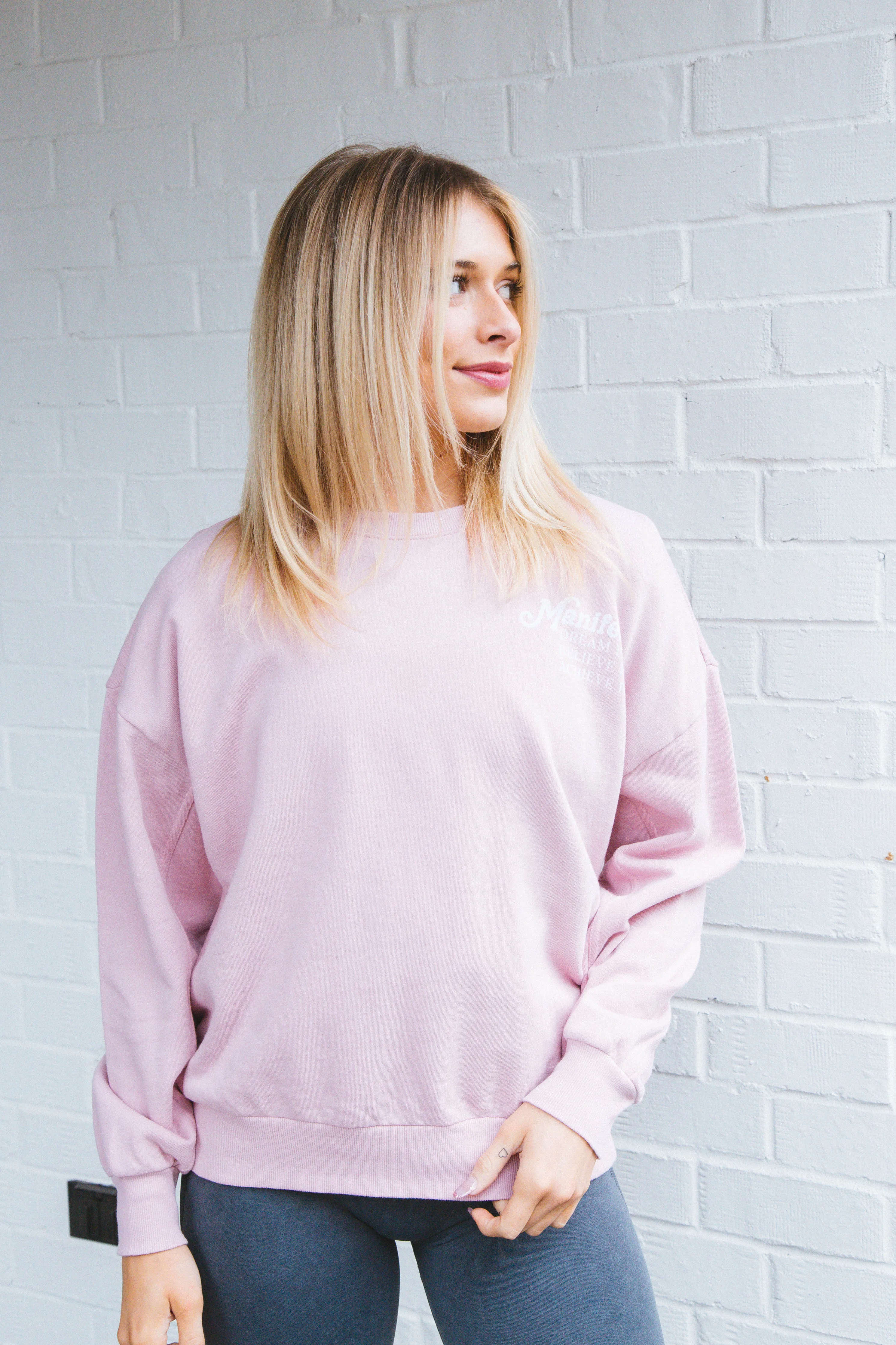 Oversized Manifest Sweatshirt, Pink Passion | Z Supply