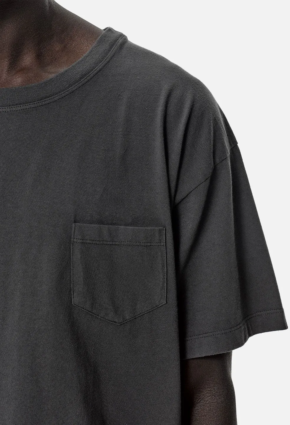 Oversized Pocket Tee / Charcoal