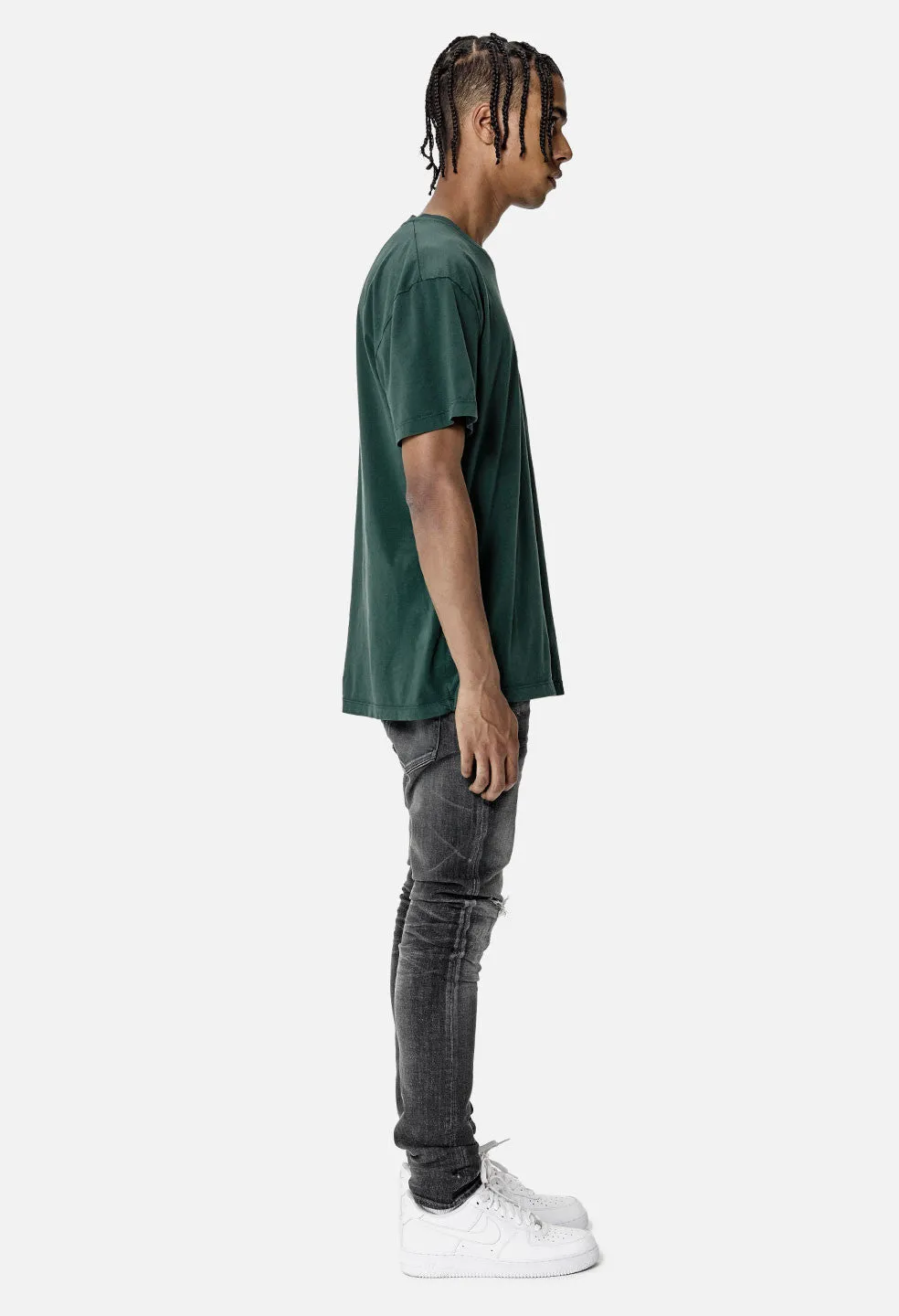 Oversized Pocket Tee / Forest