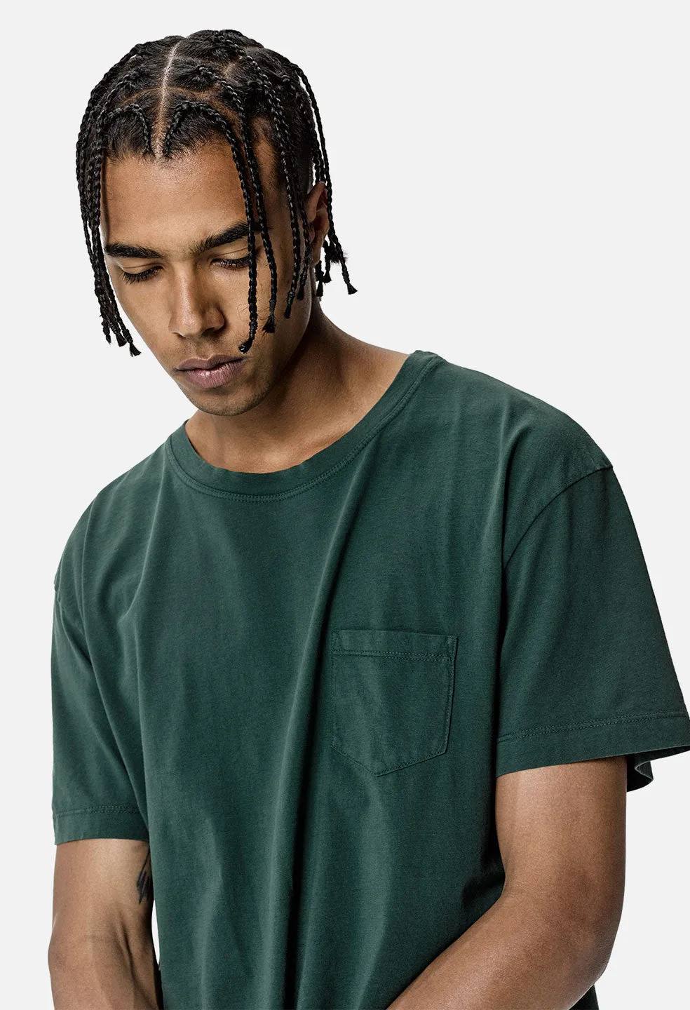 Oversized Pocket Tee / Forest