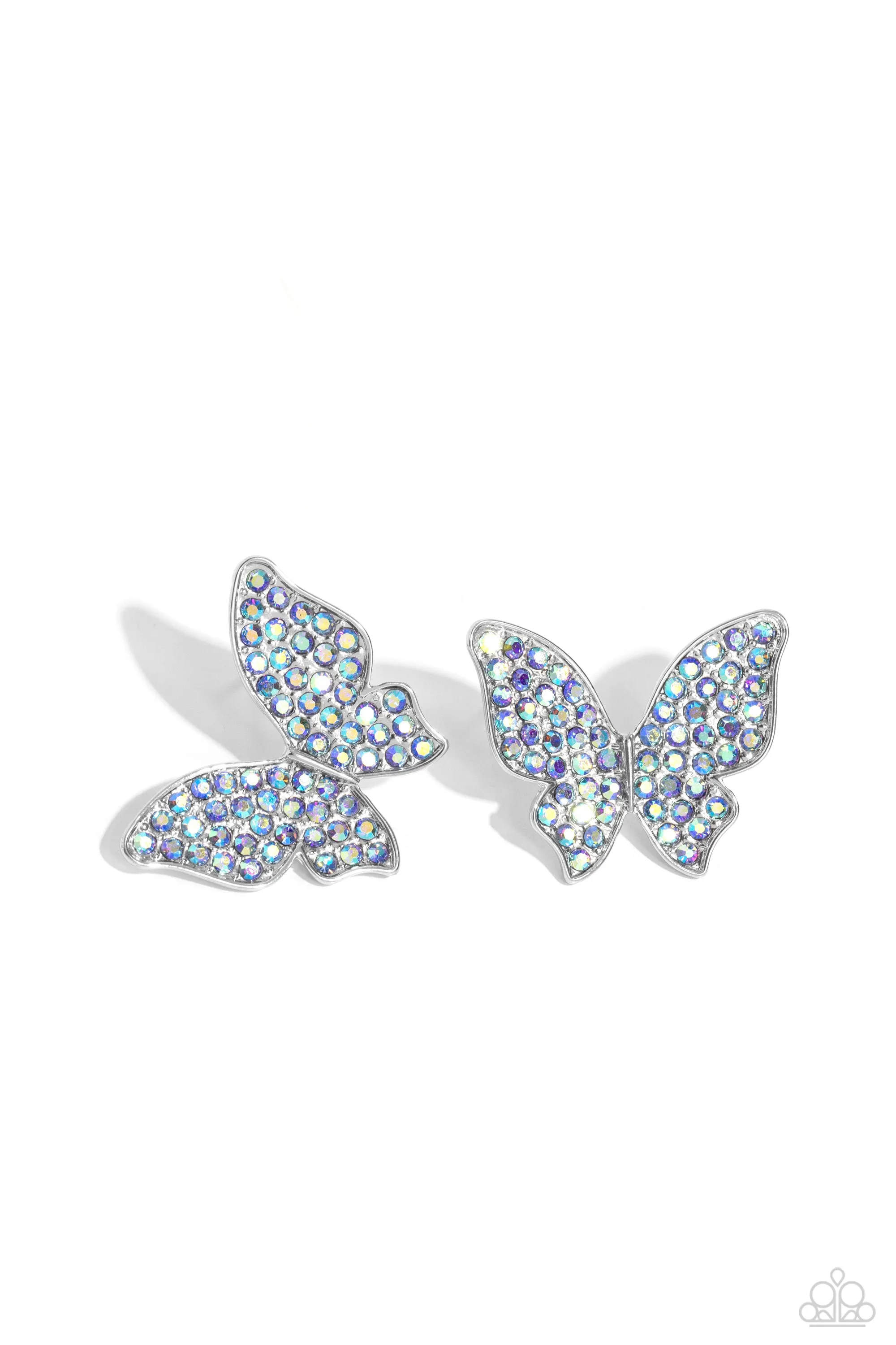 Paparazzi High Life Blue Post Earrings