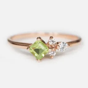 Peridot Cluster Ring Irelia