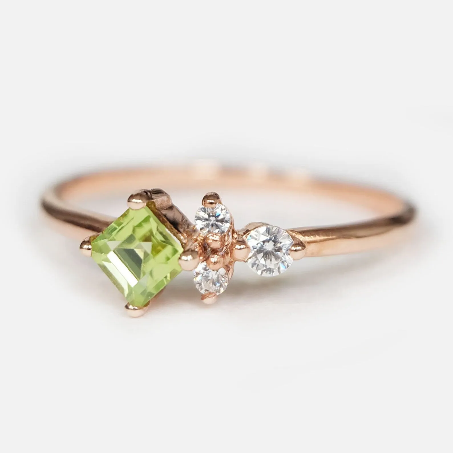 Peridot Cluster Ring Irelia