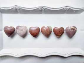 Pink Jasper Heart