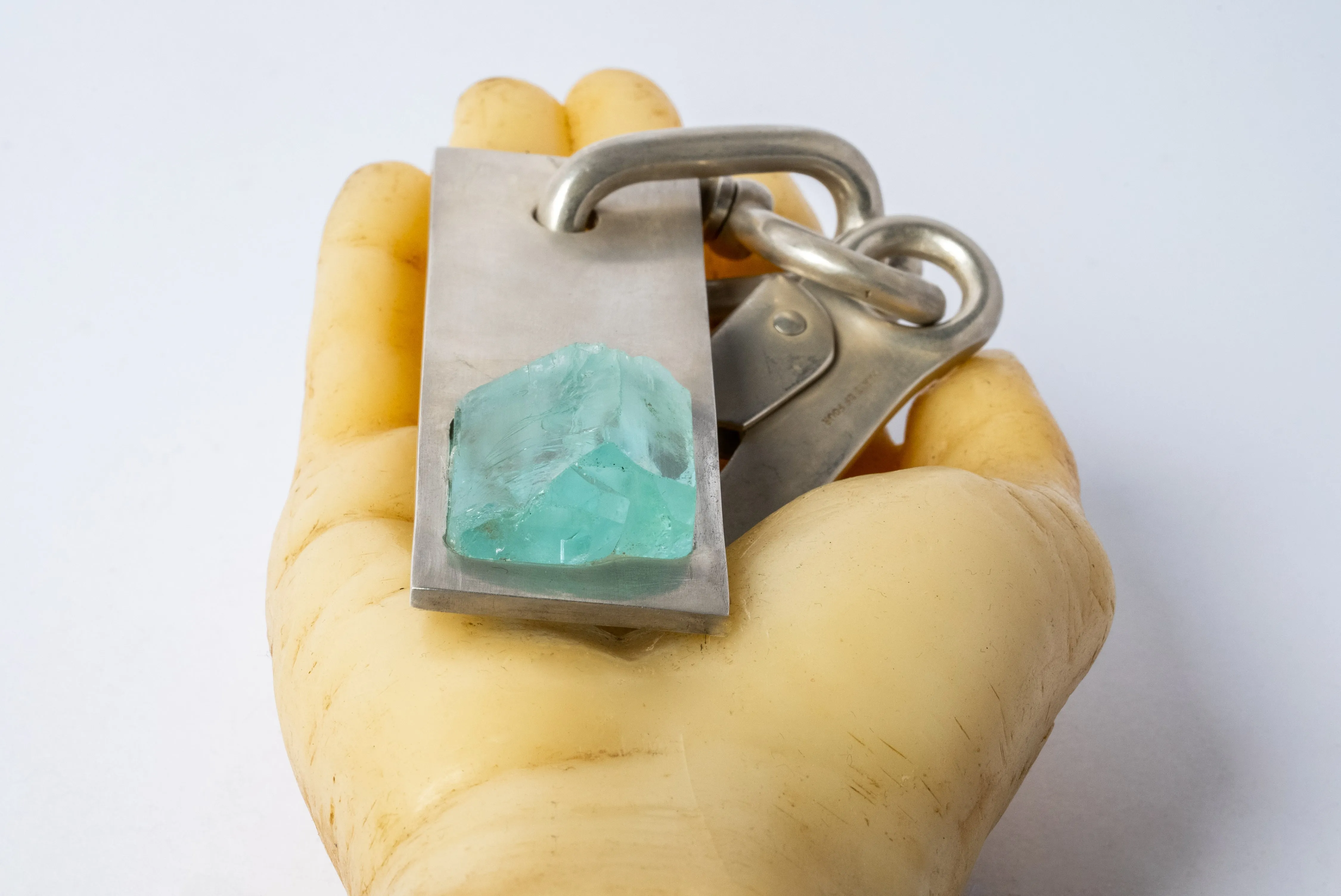 Plate Charm (Aquamarine, AS AQU)