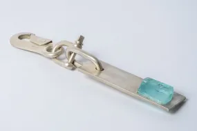 Plate Charm (Aquamarine, AS AQU)