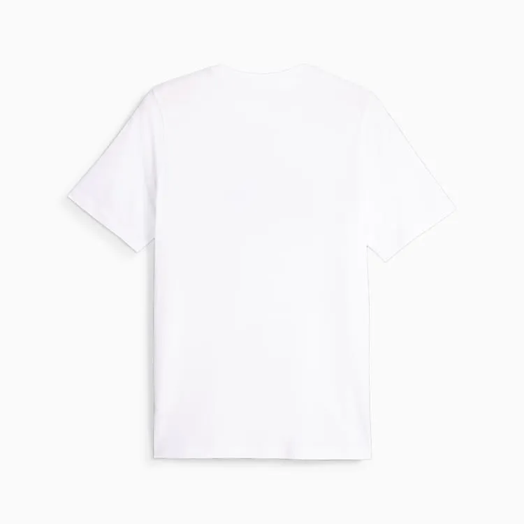 PUMA MEN'S GRAPHIC HIP HOP WHITE TEE