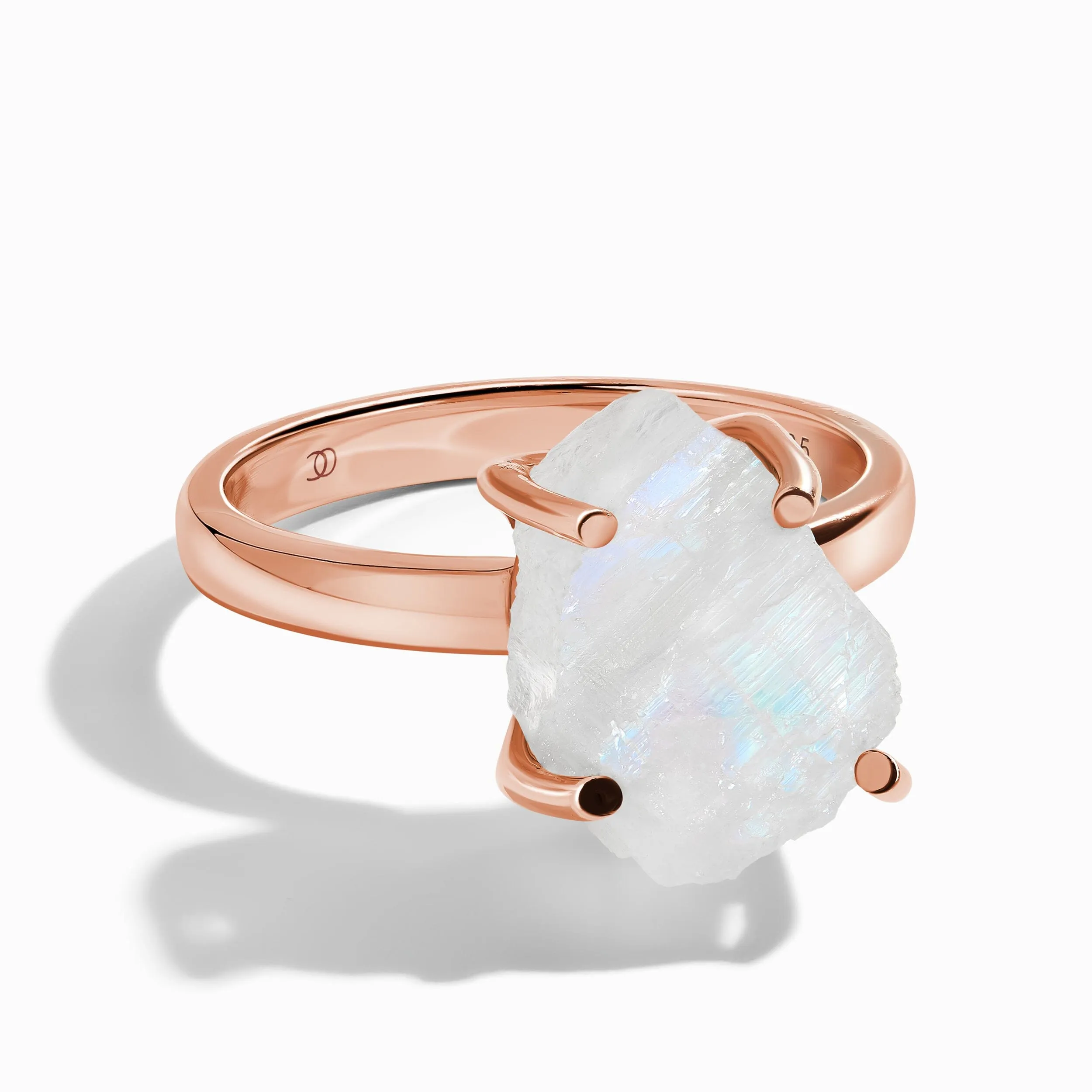 Raw Crystal Ring - Raw Crystal Moonstone