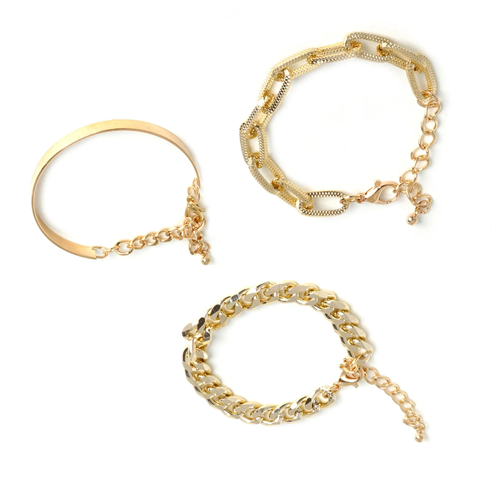 Renee Gold Watch Bracelet Stack