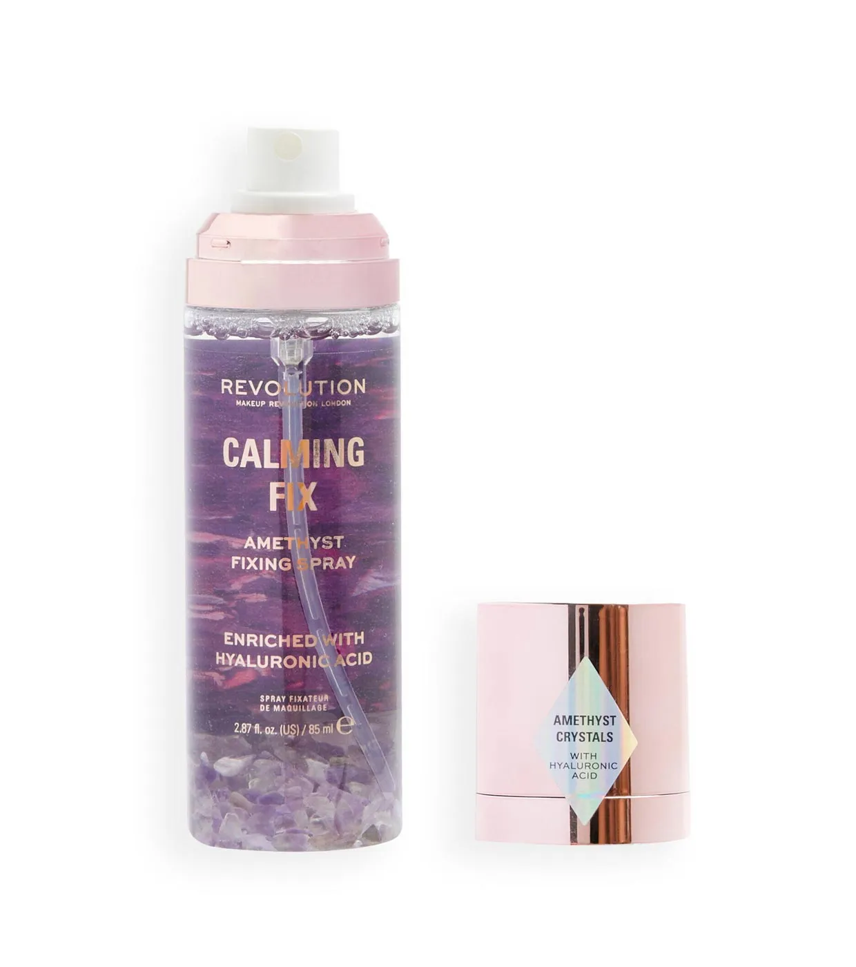 Revolution - *Crystal Aura* - Fijador del maquillaje en spray Calming Fix Amethyst