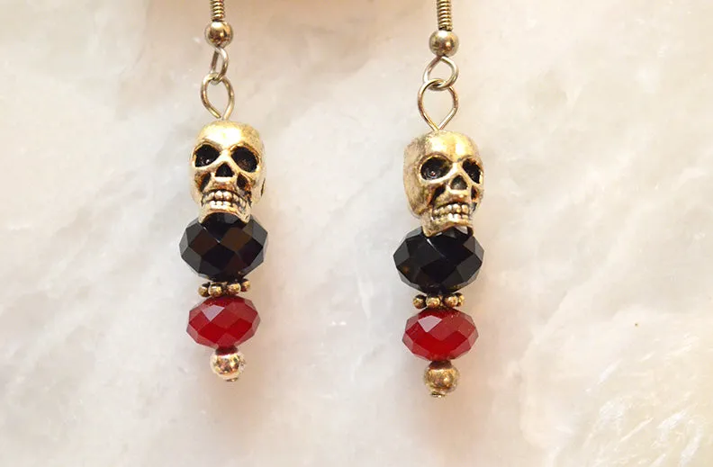 Skull earrings