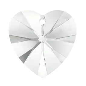 Swarovski 18x17.5mm Heart Pendant - Crystal (1pc) XILION