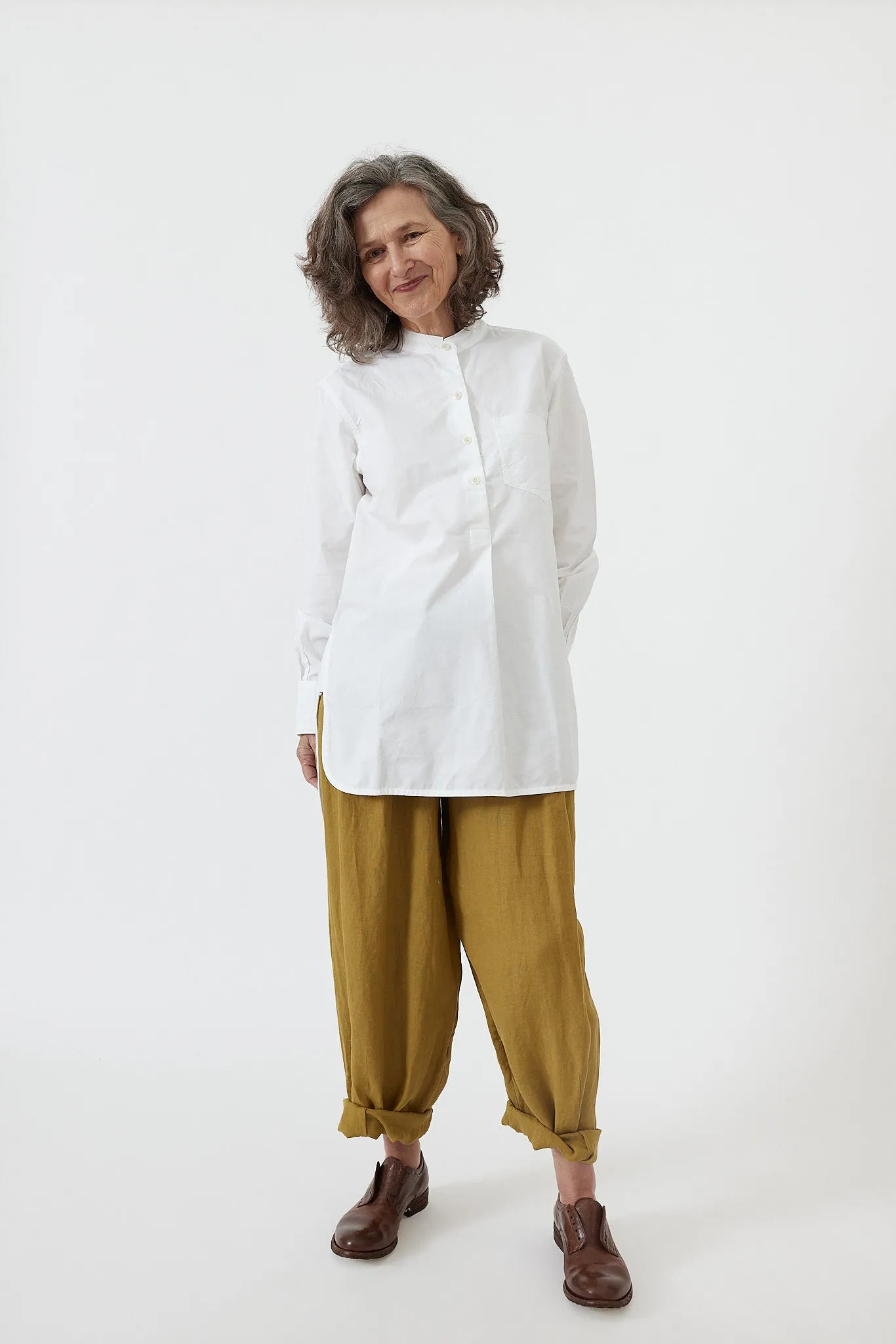 Toast - Taro Cotton Oxford Shirt