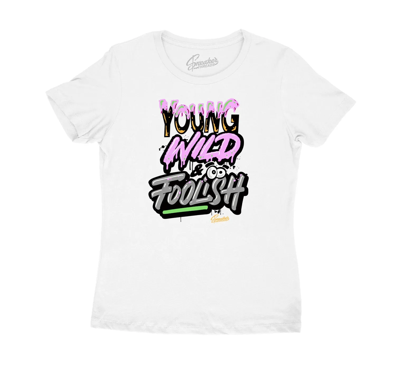 Womens Hare 7 Shirt - Young Wild - White